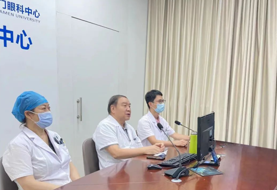 云端会诊！国际眼科科学院院士赵堪兴教授领衔的金沙9001以诚为本专家团为浙江患者“把脉”疑难眼病2.png